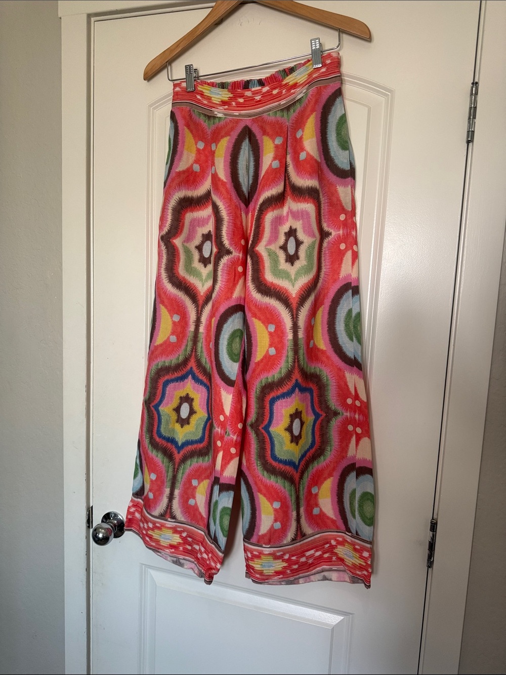 Ranna Gill linen kaleidoscope pant